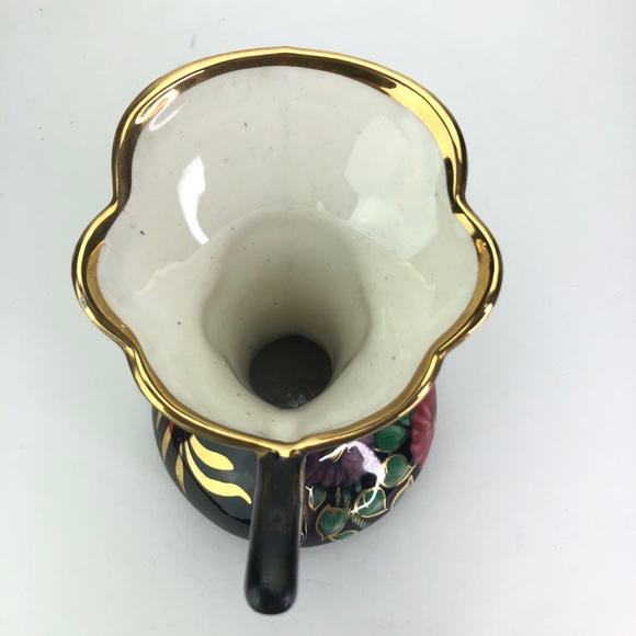 Vintage Belgium Vase-Pitcher Hand Painted - Picture 5 of 7